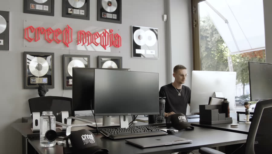 Inside the Creed Media office, from the My Hustle episode